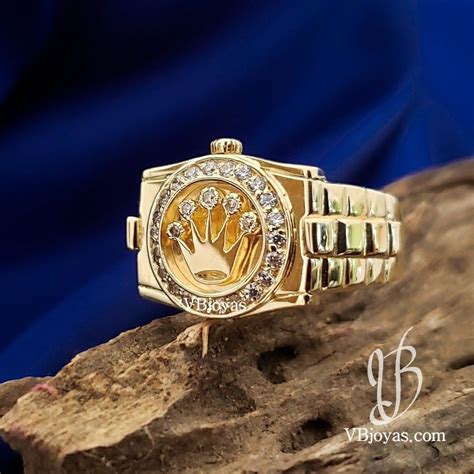 anillo reloj rolex